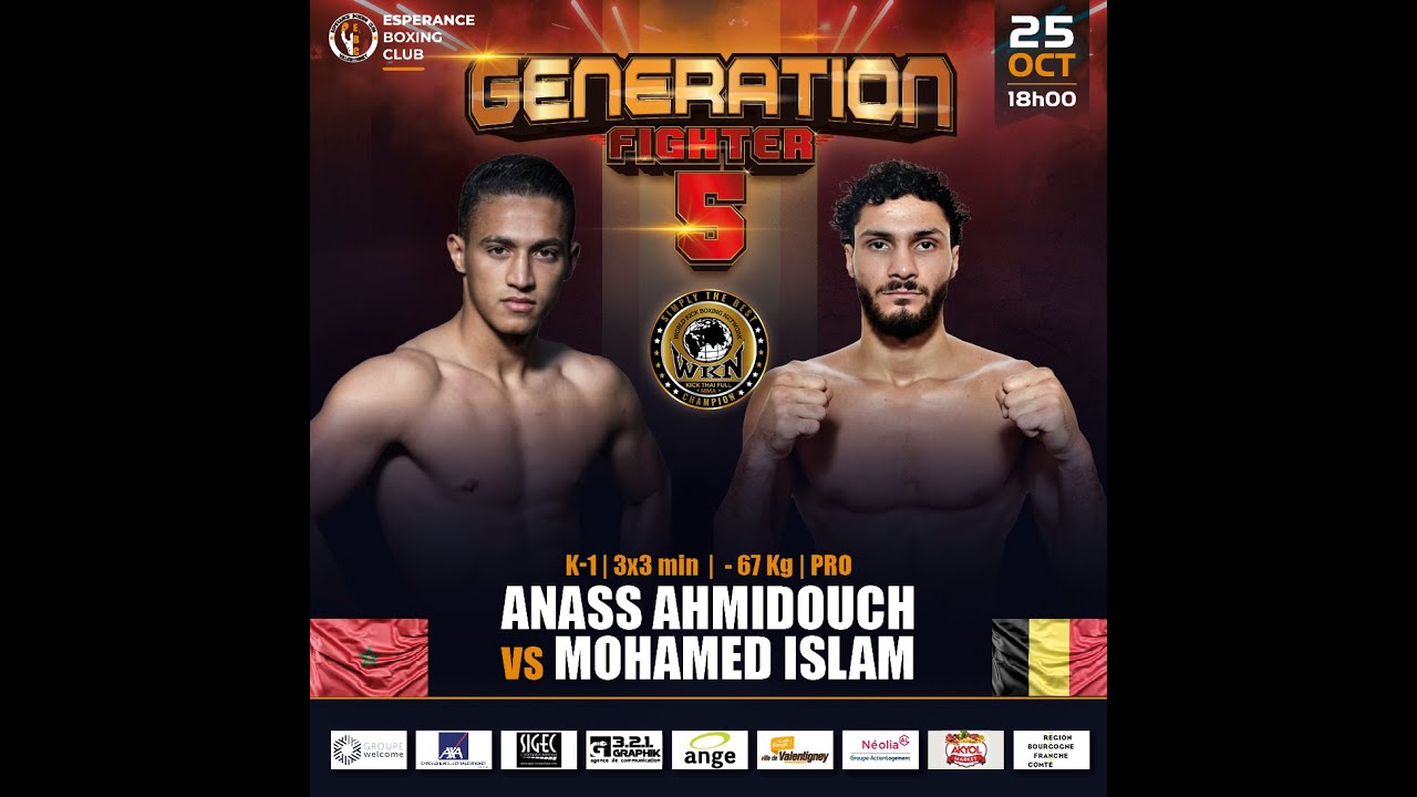 Combat 10 Mohamed Islam vs ANASs Ahmidouch