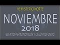 CIELO DE NOVIEMBRE 2018. HEMISFERIO NORTE
