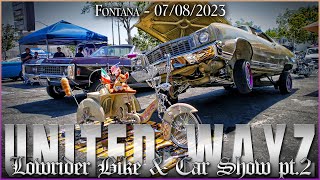 Inland Empire Lowrider Bike & Car Show pt.2 07/08/2023 Alaniz Beatz