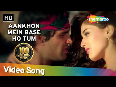 Aankhon Mein Base Ho Tum (Duet) - Sunil Shetty - Sonali Bendre - Takkar - Bollywood Songs - Abhijeet