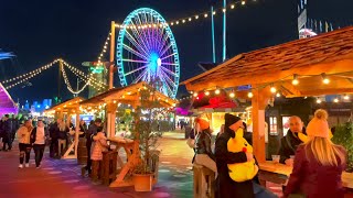 Winter Wonderland Hyde Park London 🎡✨ Christmas London Walk Tour 2021 [4K HDR] screenshot 3