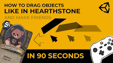 How to Drag Objects Like in Hearthstone (and make friends) - Unity Tutorials