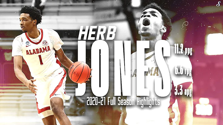 SEC POY & DPOY Herb Jones Alabama 2020-21 Season H...