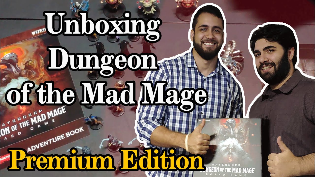 Unboxing Dungeon Of The Mad Mage Board Game Premium Edition YouTube Unboxing Dungeon Of The Mad Mage Board Game Premium Edition YouTube