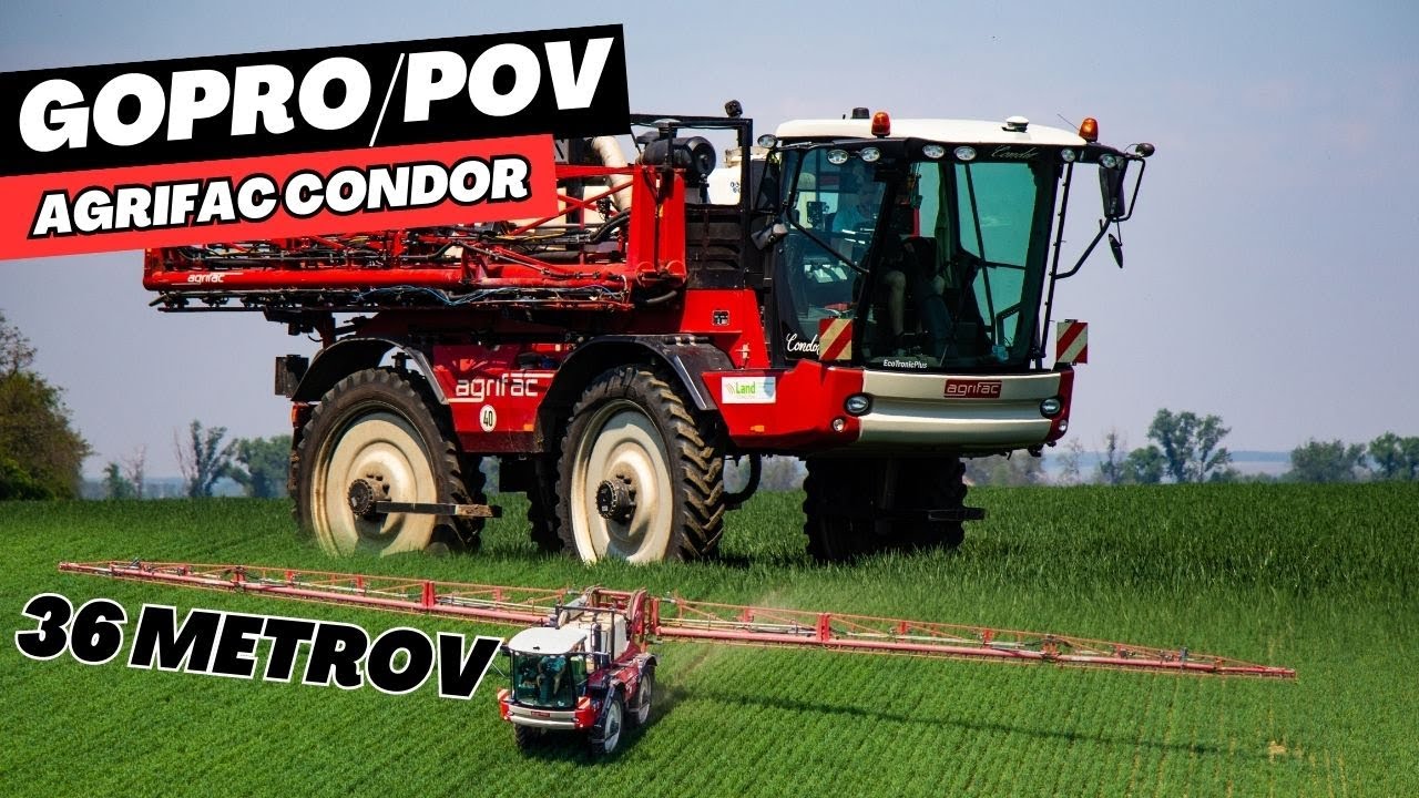 Gopro/POV Agrifac Condor 36 metrov PoľnoSME Palárikovo