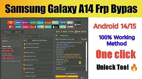 Samsung A14 | Android 14/15 — One-Click FRP Unlock Tool (Safe & Tested)