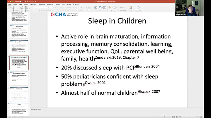 ADHD and Sleep - Dr Margaret Weiss