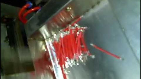 high speed  wire terminal crimping machine for two head