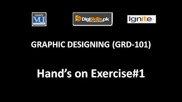 GRD 101 - Graphic Designing Exercise No. 1 Solution |Batch - 6| 2020 |DigiSkills|