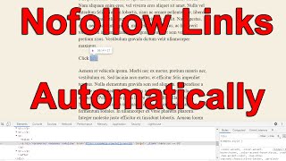 How to Add Nofollow Links in #WordPress || How to Make All External Links Nofollow Automatically