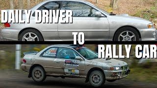 Rally Car Build In 5 Minutes Timelapse | Daily Driver To Rally Race Car