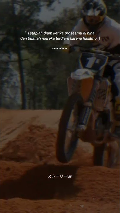 quetes motocross cocok buat story'wa