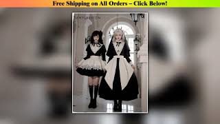 Gothic Nun Cosplay Lolita Dress Sets Japanese Subculture - Minimal Style Pick | Smart Choice |