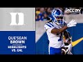 Duke WR Que'Sean Brown Has His First 100-Yd Performance