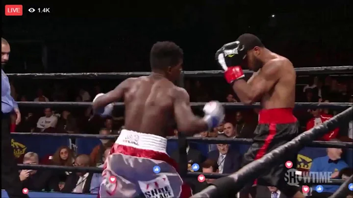 Erickson Lubin knockout vs Juan Ubaldo Cabrera