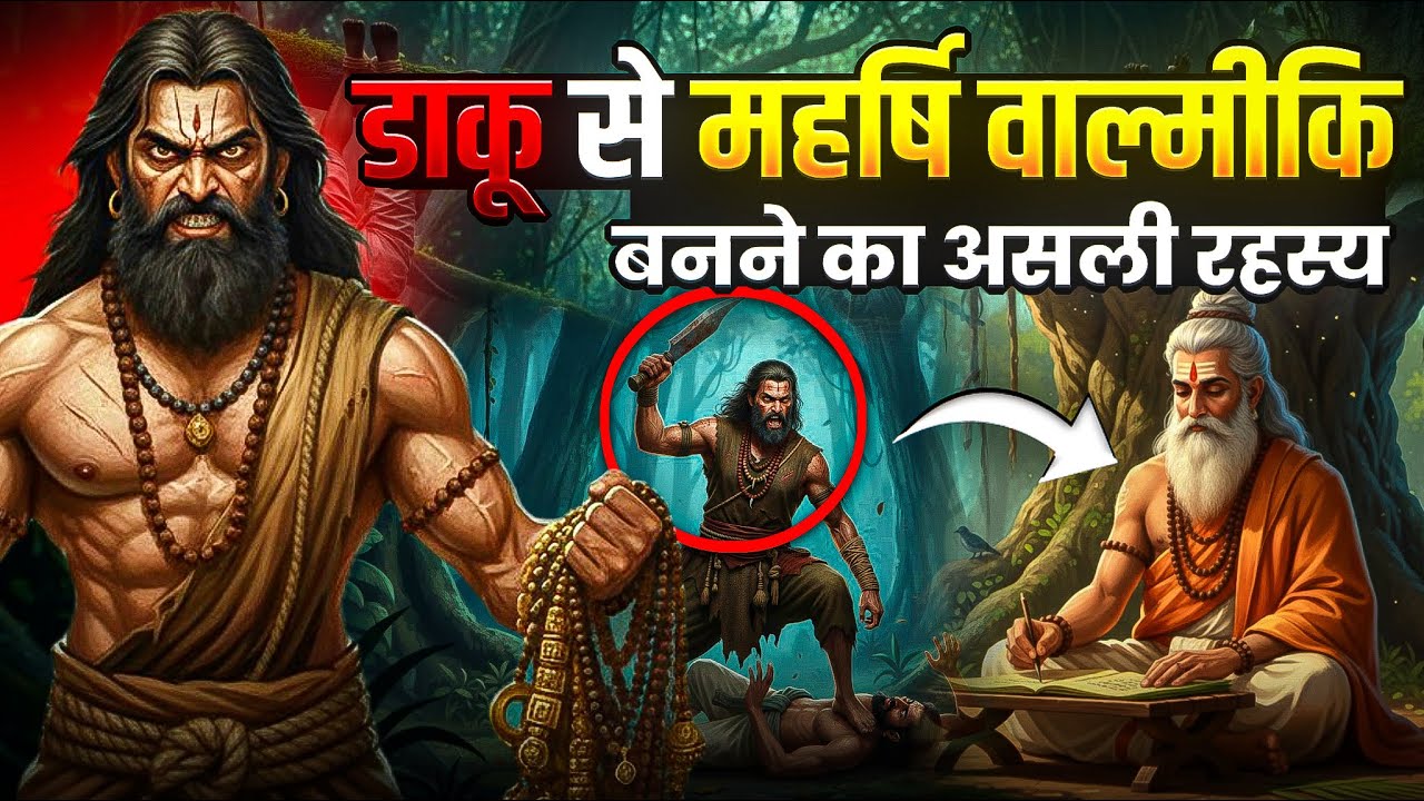 एक डाकू से महर्षि बनने का महासफर: आदि कवि वाल्मीकि की असली कहानी