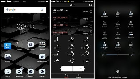 OPPO (ColorOS) theme Black & white | Realme 1&2&Pro A37 A57 A3s A83 F7