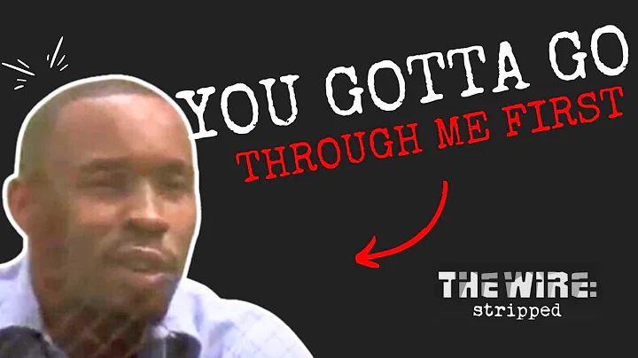 Avon Barksdale confronts Marlo Stanfield in prison (The Wire)