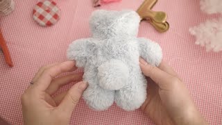 How to attach a cute tail to a doll.