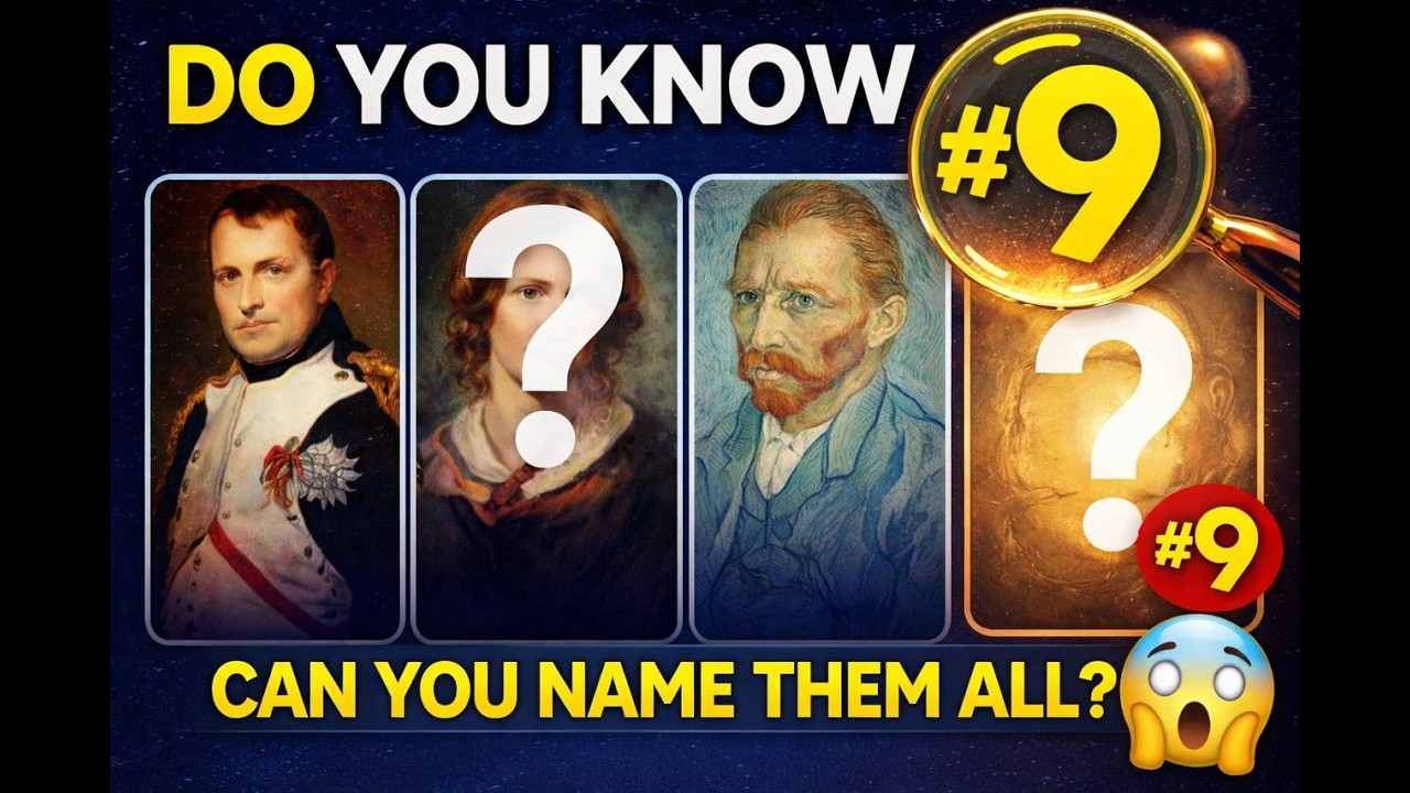 Guess Who? Famous People Quiz | Can You Name Them All? (25 Questions ...