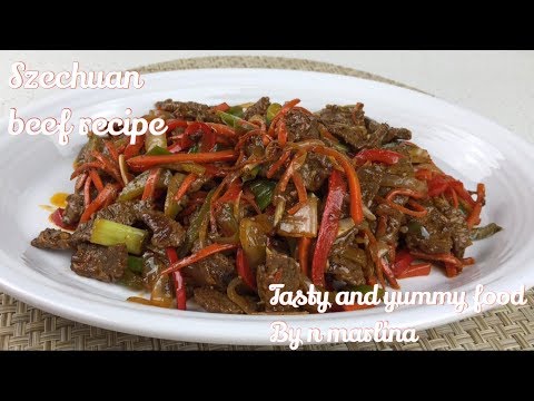 szechuan-beef-recipe-(-chinese-cuisine-)---spicy-black-pepper-beef---tasty-and-yummy-food