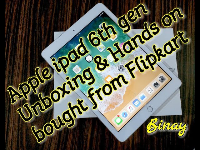 Apple iPad 6th Gen 2018 32 GB Unboxing & Hands on