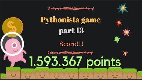 Pythonista game 13 - Score on Screen!