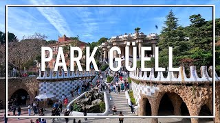 El parque más bonito de BARCELONA | PARC GÜELL | una obra maestra de Gaudí