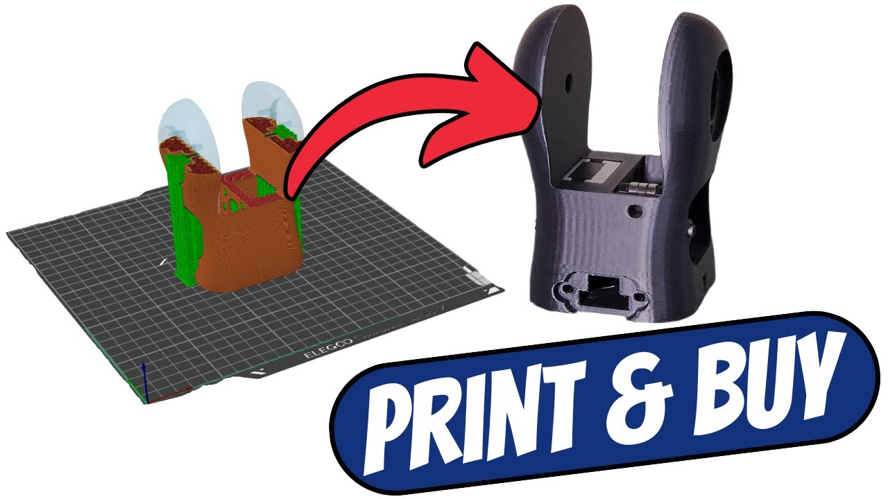 Создание роботизированной руки. Часть 3 — 3D-печать и покупка комплектующих.