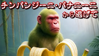 チンパンジーニ・バナニー二から逃げて！迫りくる恐怖のホラー選択