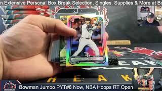 2026 Bowman Baseball Pick Your Team #8 4 Jumbo Box Half Case Break 5 18 26
