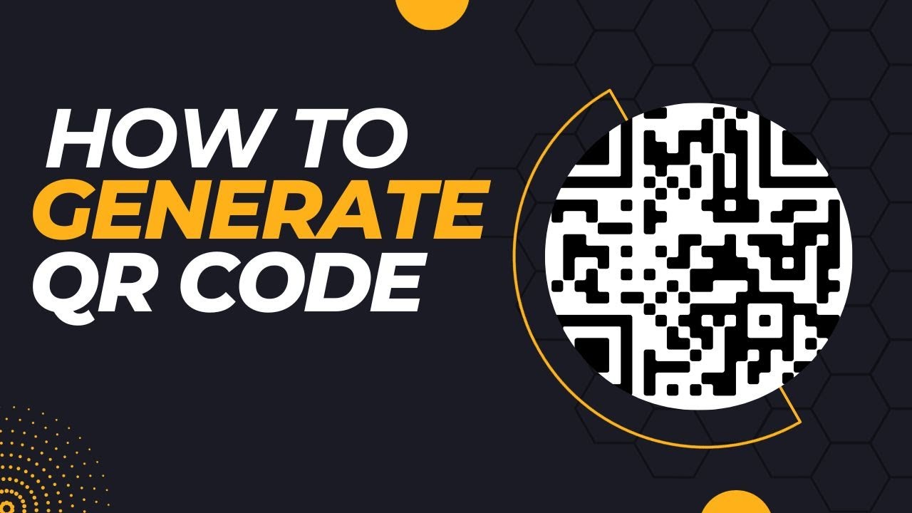 How To Generate QR code In 5 Minutes - YouTube
