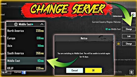 How to Change Server PubG Mobile How to Fix Server Change Problem In Pubg Mobile Server Trick 2023