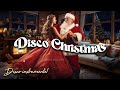 Classic christmas disco music playlist  the best instrumental christmas music dance with fireplace