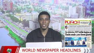 WORLD NEWSPAPER HEADLINE TODAY ON MAJO TELEVISION NETWORK