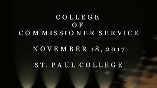 What is the College of Commissioner Service