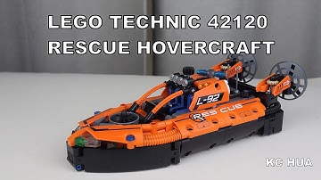 LEGO TECHNIC Rescue Hovercraft 42120 Unboxing Stop Motion Video