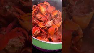 making delicious crab 🦀 recipe #crab #recipe #food #short #reels