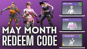 MAY 2021 Redeem Code FREE | Cod Mobile Global | Codm Redemption Code 2021 | NEW EMOTE