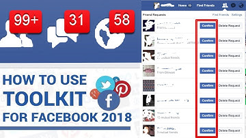 របៀប Confirm Friend ច្រើននៅលើ Facebook - How To Confirm All Friend Request By Using Facebook Toolkit
