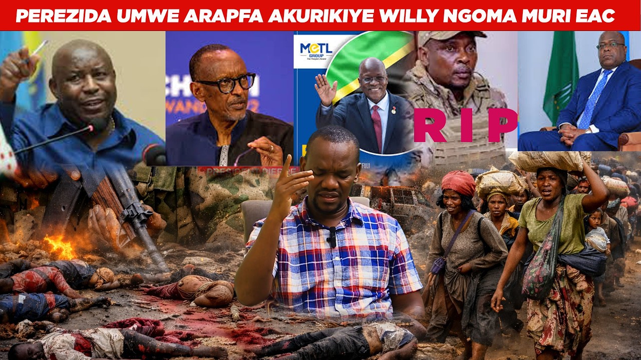 PEREZIDA UMWE ARAPFA AKURIKIYE WILLY NGOMA MURI EAC IYI NTAMBARA YA CONGO ARAYIGWAMO MUSENGE CYANE 