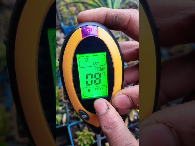 4-in-1 Soil Testing Meter | Digital Soil pH, Moisture, Light & Temperature Tester product video preview