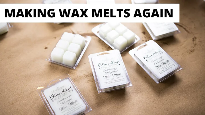 Making wax melts again and blending candle waxes to get a stronger scent throw