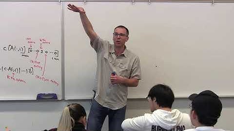 Applied Linear Algebra, Lesson 11, Video 12: Algebra of Left Multiplication by Identity matrix