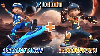 BOBOIBOY TAUFAN + BOBOIBOY GEMPA FUSION || Menggabungkan Kedua Elemental BoBoiBoy Galaxy 🌪🪨 ~Fanmade