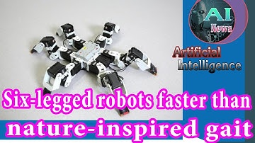 Artificial Intelligence News - Six-legged robots faster than nature-inspired gait