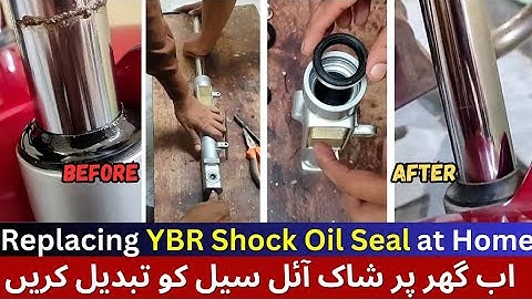 Change YBR Shocks Oil Seal At Home|How to Replace Oil Seal of YBR Shocks|Shock Fork Seal Replacement
