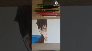 Speed drawing Eren/Attack on titan(Shingeki no Kyojin)#Shorts