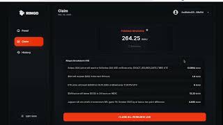 Ringo Truth Panel - Claiming Your Rewards