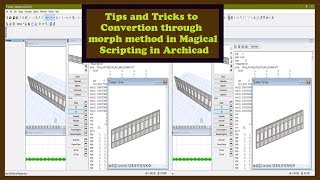 #Archicad #begineer #Tutorial - #3d #model using #morph #conversion in #Magical #scripting Method